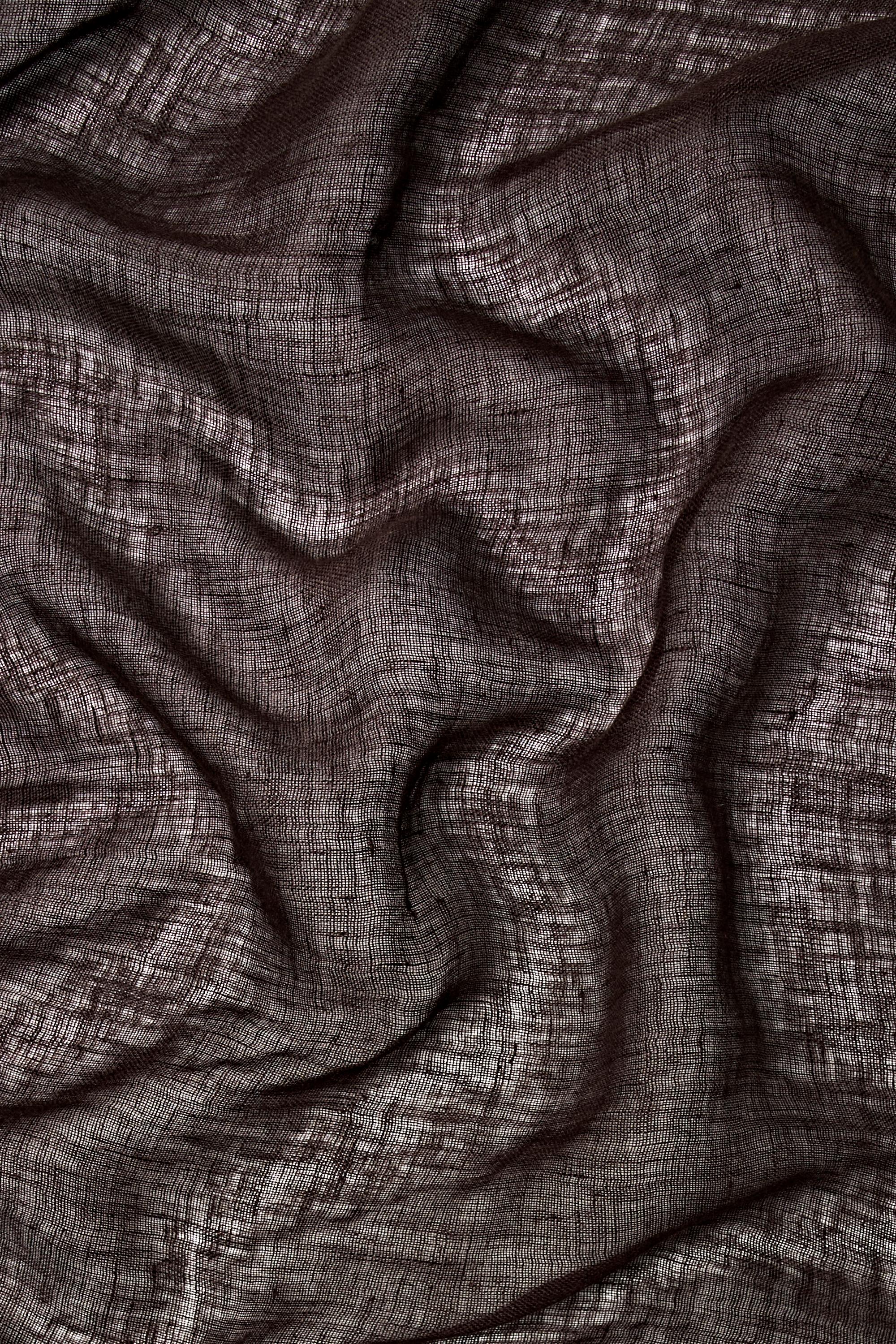 Plain 100% linen scarf